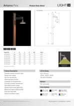 Antares Wooden Single Pole Datasheet