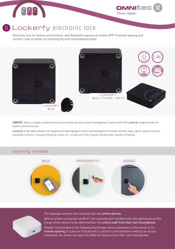 Lockerfy electronic lock