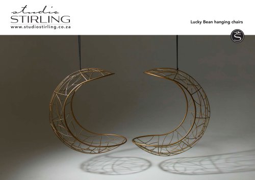 Studio Stirling Lucky Bean Hanging Chair swing seat