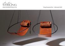 Studio Stirling SLING debossed hanging chair