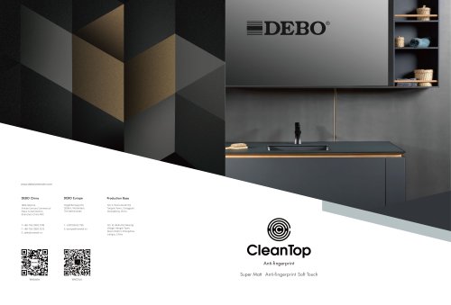 DEBO CleanTop Anti-Fingerprint