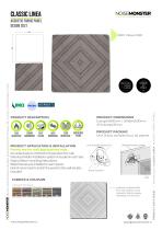 CLASSIC LINEA Acoustic Fabric Panel / Product Data Sheet