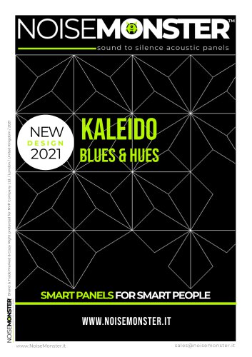 NoiseMonster Kaleido Acoustic Fabric Wall Panels Catalogue