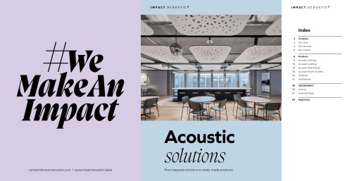 Acoustic solutions