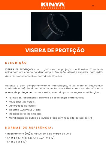 VISEIRA DE PROTEÇÃO