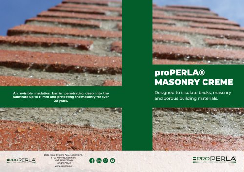 proPERLA® Masonry Creme