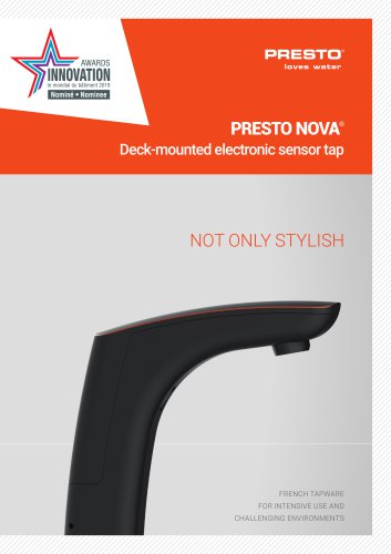 PRESTO NOVA® - new electronic sensor tap