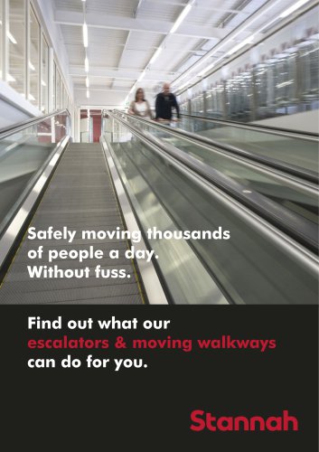 Safely moving thousands of people a day. Without fuss. Find out what our escalators & moving walkways can do for you.