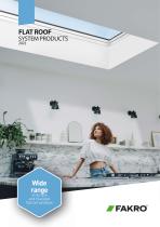 FAKRO FLAT ROOF SYSTEM PRODUCTS