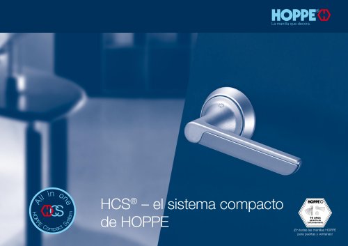 HCS® - el sistema compacto de HOPPE