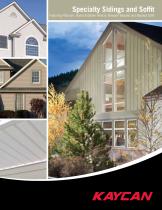 Specialty Siding and Soffit Brochure