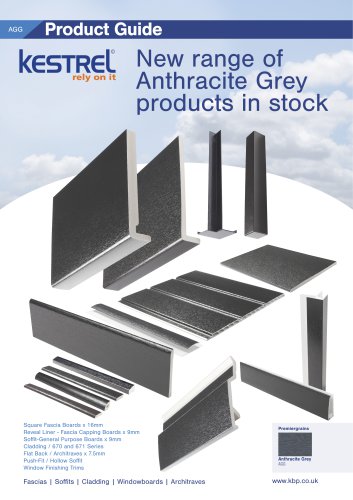 New range of Anthracite Grey