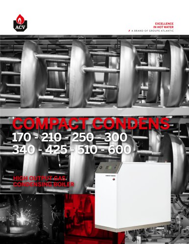 HIGH OUTPUT GAS CONDENSING BOILER