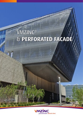 VMZINC and perforated facade