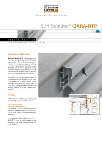 5.11 Schlüter® -BARA-RTP