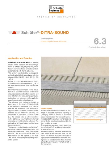 Schlüter®-DITRA-SOUND