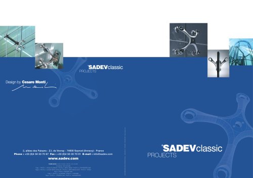 SADEV classic projects