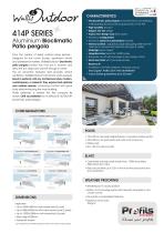 414PE Wallis & Outdoor® Pergolas & AAS roofs