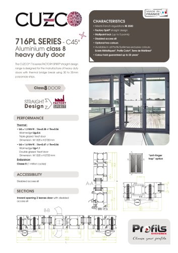 716 Cuzco® heavy duty door