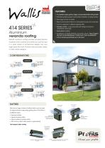 WALLIS® Aluminium veranda roofing