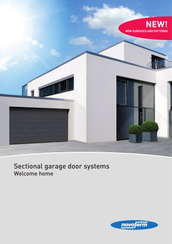 Sectional garage door systems. Welcome home