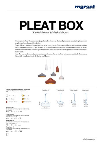 Pleat Box