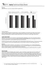 Varia Technical Data Sheet - 5