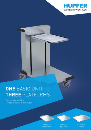 Hupfer Brochure Tray and Basket Dispensers OTA/OKO