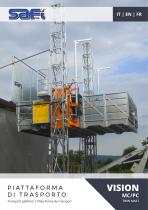 VISION MC/PC TWIN MAST - Transport platform MC/PC - TWIN MAST up to 3.800 kg