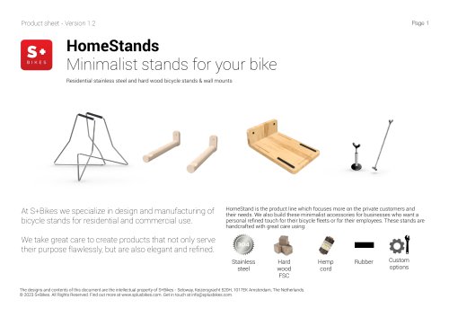 HomeStands residential bike stands