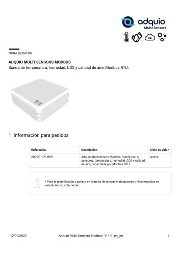 ADQUIO MULTI SENSORS MODBUS