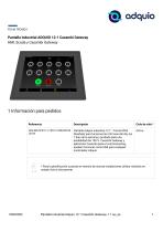 Pantalla Industrial ADQUIO 12.1 Casambi Gateway