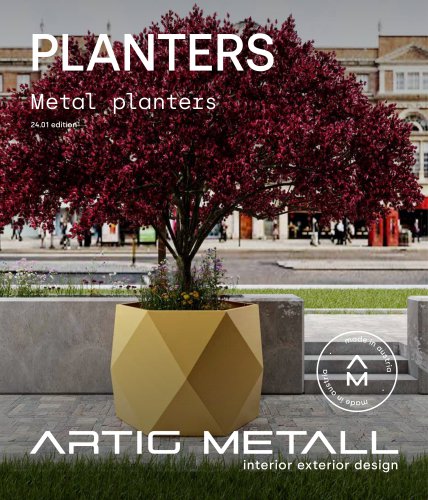 Metal PLANTERS by ARTIG METALL