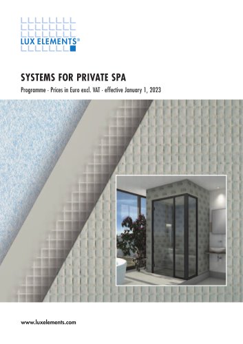 SYSTEMS FOR PRIVATE SPA