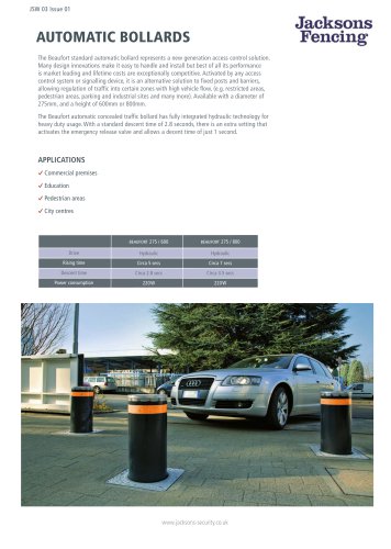 AUTOMATIC BOLLARDS