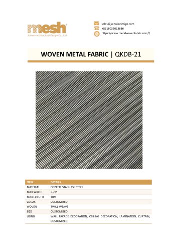 WOVEN METAL FABRIC- QKDB-21