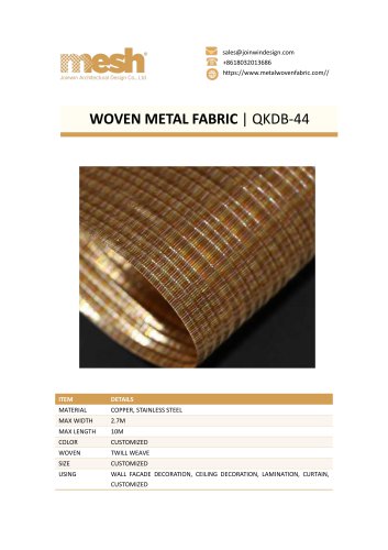 WOVEN METAL FABRIC QKDB-44
