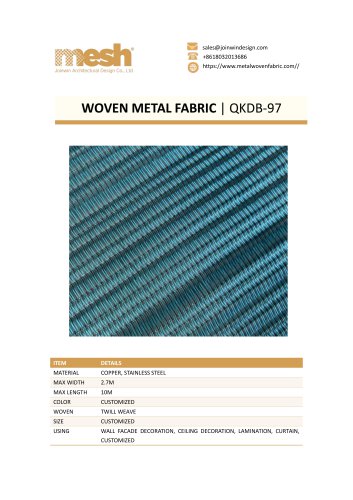 WOVEN METAL FABRIC- QKDB-97