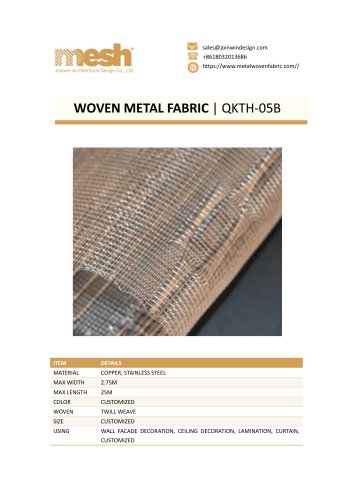 WOVEN METAL FABRIC QKTH-05B