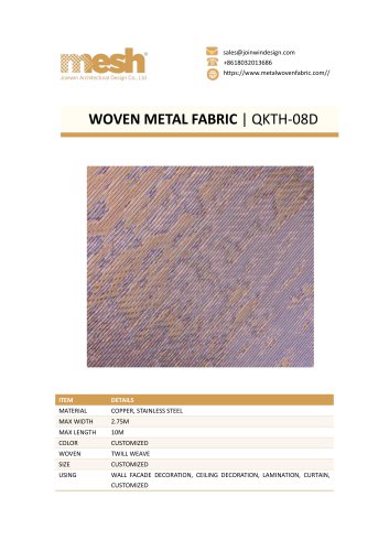 WOVEN METAL FABRIC QKTH-08D