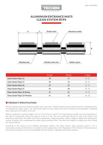 Clean Ryps (textile insert)