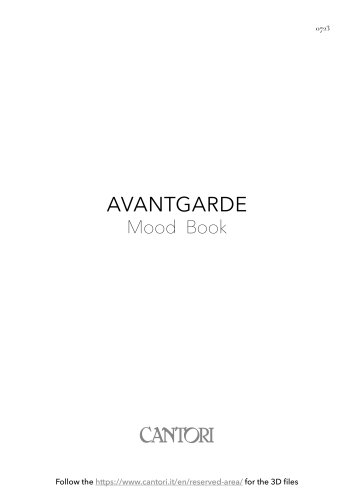 AVANTGARDE Mood Book