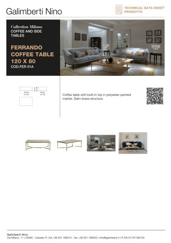 FERRANDO COFFEE TABLE