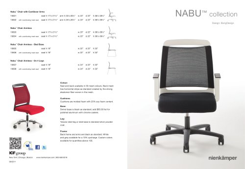 Nabu Chairs Direct Mailer