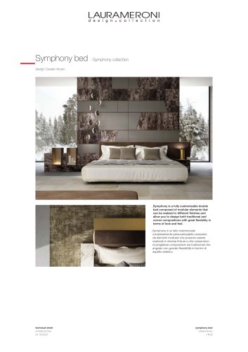 Symphony bed - Symphony collection