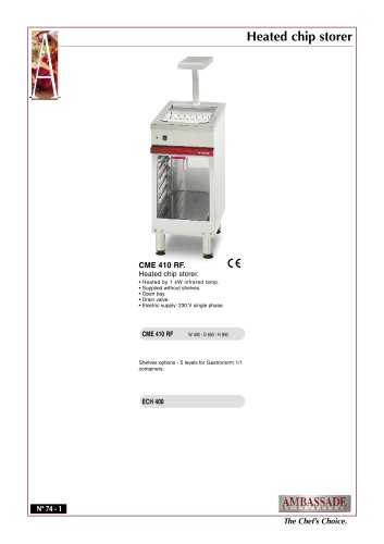 Modular cupboards/Electric fryer:CME 410 RF