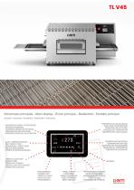 Horno eléctrico de cinta ventilado TLV45 - TLV80 - 3