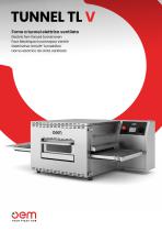 Horno eléctrico de cinta ventilado TLV80 - 1