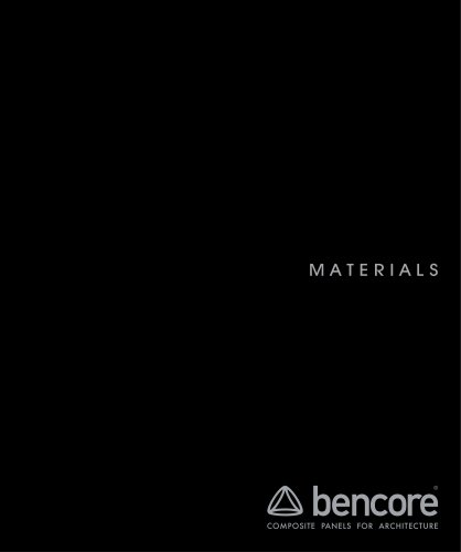 MATERIALS CATALOGUE