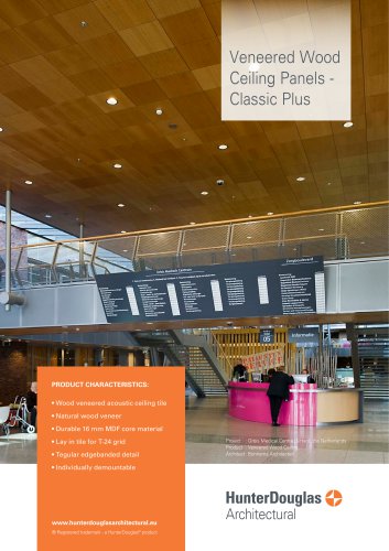 Derako® Veneered Tiles Classic Plus | Technical Leaflet